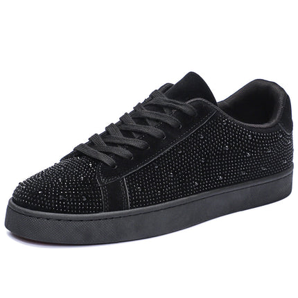 Men's Nightclub Casual Shoes Hot Drilling Social Men's Board Shoes Fashion Trend sneaker Niche Hong Kong Style Spirit Men's Shoes