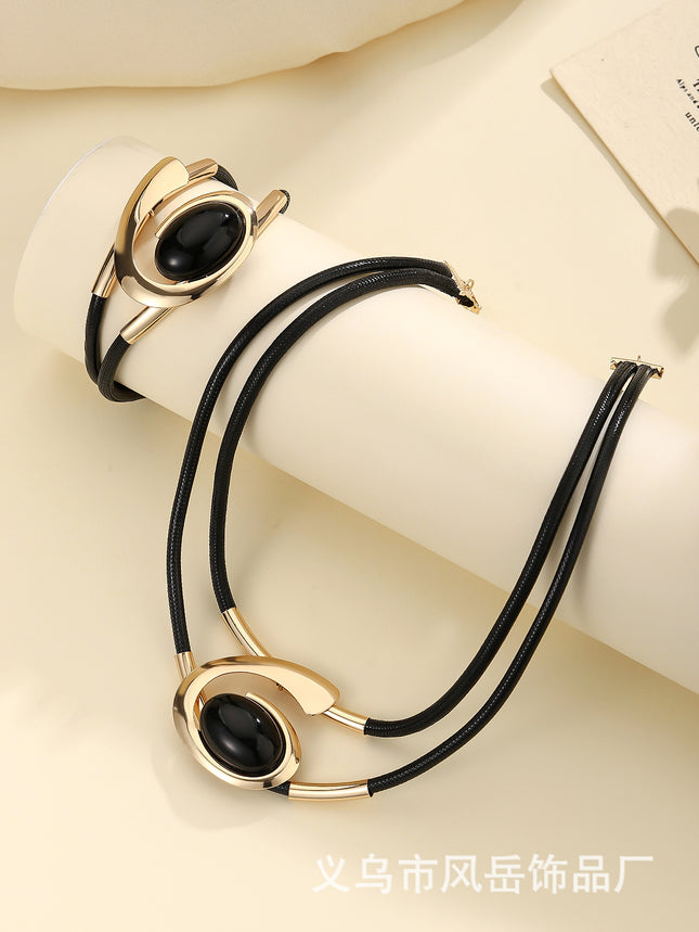 Bohemian Style Bracelet and Necklace Set Wholesale Women's Jewelry