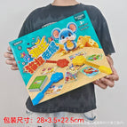 Crazy cat catching mouse 556-186 [gift box]
