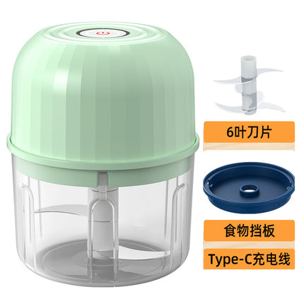 Wireless Electric Garlic Masher Household Food Grade Baby Food Auxiliary Machine Kitchen Garlic Stir Barbecue Seasoning Cooking Machine