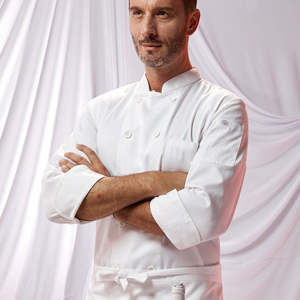Zhenyao Chef Uniform Autumn and Winter Men's Hotel Western Cuisine Kitchen Work Clothes Back Kitchen Restaurant Chef Manager Workwear New Style