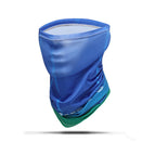 Dynamic new blue and green face towel / One size fits all