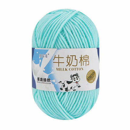 5-Strand Milk Cotton Self-Woven Scarf Medium Thick Thread Ball Blanket Crochet DIY Material Package Wool Ball Hand Knitted Bag Thread