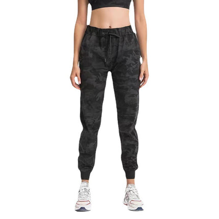 Camouflage Pants Men's Elastic Slim Fit Large Size Youth Cargo Pants Middle-Aged Labor Protection Work Small Feet Casual Long Pants