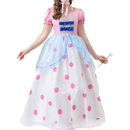 Toy Story Shepherdess Cosplay Costume Anime Character Shepherdess Long Dress Halloween Two-Dimensional Cosplay Costume