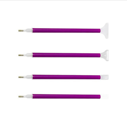 DIY new diamond painting tools suit purple drill pen mastic drill disc multi-functional open disc tool