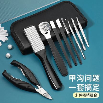 Spot Nail Groove Special Nail Clipper Set Stainless Steel Hawkbill Pliers Manicure Tool Nail Clipper Manicure Tool Set