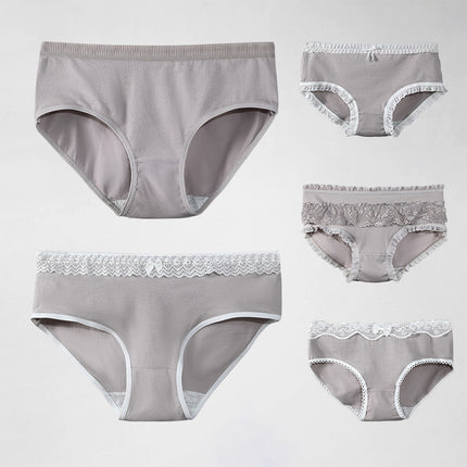 Women's Cotton Underwear Women's Comfortable Breathable Briefs Summer Thin Mid-Waist Girl's Young Underpants Cotton Crotch Shorts