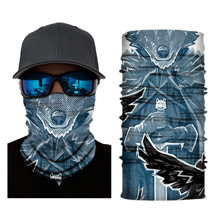 Xun Hui picture series magic scarf printed men's and women's sports multifunctional sunscreen windproof riding mask spot