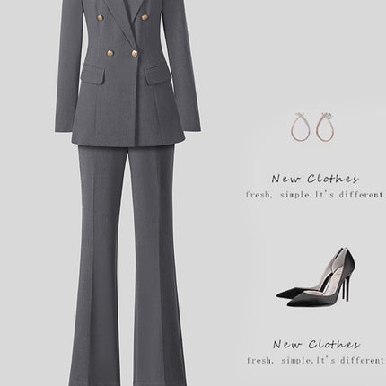 New High-Quality Tailcoat Set, Women's Business Office Jacke