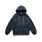 Zipper style-navy blue / S
