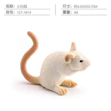 Cross-border simulation short tail bobcat panda mouse platypus ferret Thorn tail rock lizard wild animal model ornaments