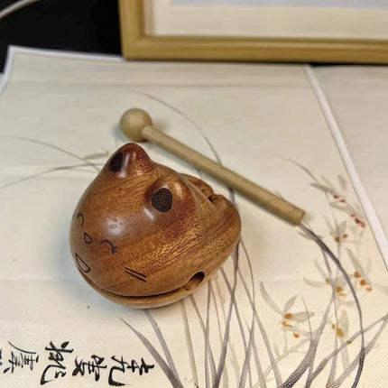 Wooden Fish Decompression Solid Wood Work Crazy Desktop Small Ornaments Sakaban turtle Emotional Stability Office Toy