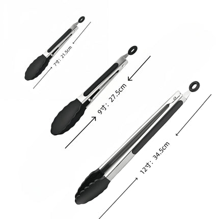 black silicone clip / pince silicone noire