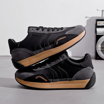 2024 New Spring, Autumn and Winter Men's Shoes Shake Tone Fast Hand Short Video Live Explosive Forrest Gump Shoes Maillard Color Trendy