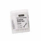 White adult square box of 100 pieces (ear spoon spiral)