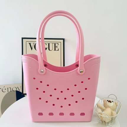 EVA Hole Bag 2025 Cross-border New Fashion Seaside Waterproof Beach Bag Large Capacity Tote Bag Single Shoulder Bag