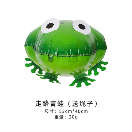 Walking animal balloon online celebrity cartoon walking pig balloon night market stall push aluminum film balloon wholesale