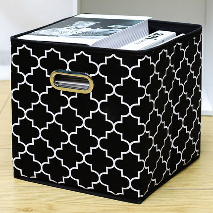 Amazon Coverless Storage Box Fabric Storage Box Foldable Large Clothes Organiser Toy Storage Box Cross Border