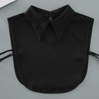 Black peak collar (neck button style)
