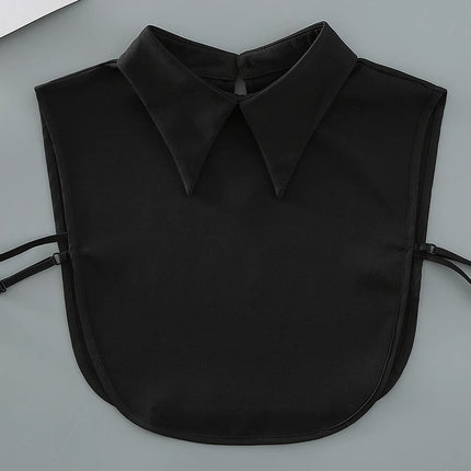 Cotton Brushed Plaid Winter Sweater Fake Collar Collar Protector Unisex Shirt Collar Fashionable Versatile Fake Collar