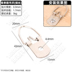 Silver monocular lifting ring (filament)/1 (without screws)