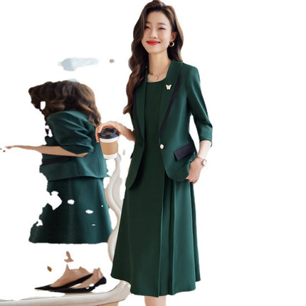 Suit suit Women's Spring 2023 New Stylish Fashionable Elegant Socialite High-end High-end dress Two-piece Set