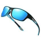 Blue frame blue film (polarized/true film) / ---