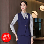 Women's blue vest / S