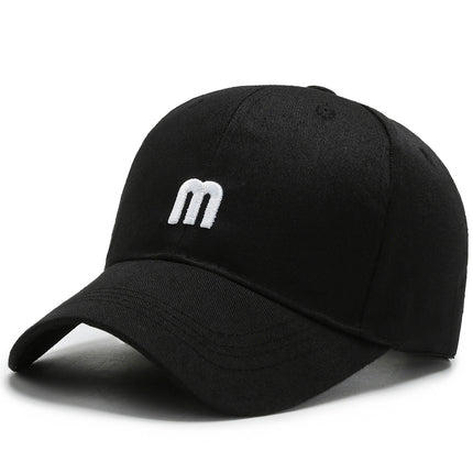 Hat Women's Korean-style Casual Embroidered Small m Cap Men's Spring and Summer Outdoor Sunshade Fashion Tide Brand Baseball Cap