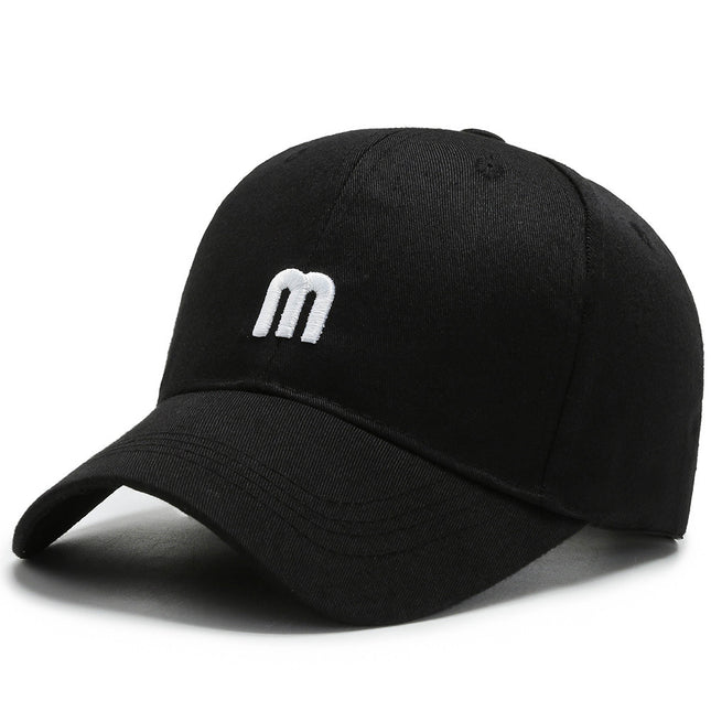 Hat Women's Korean-style Casual Embroidered Small m Cap Men's Spring and Summer Outdoor Sunshade Fashion Tide Brand Baseball Cap