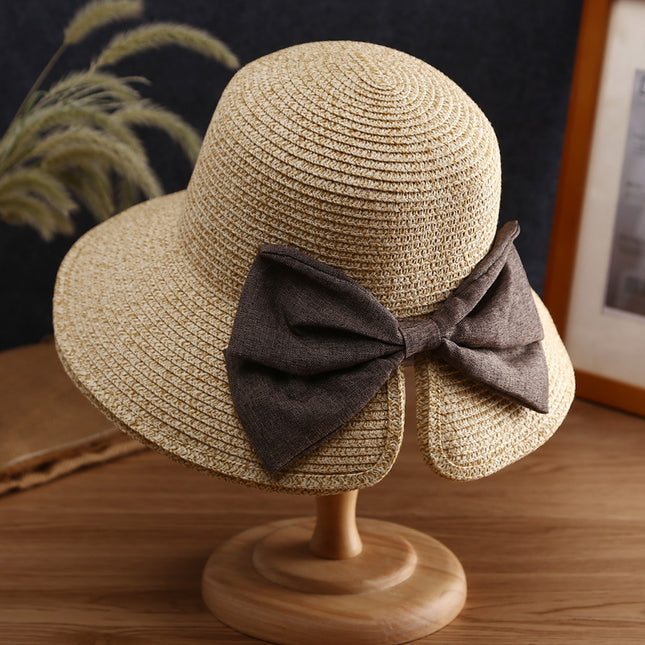 Sun hat ladies summer Korean fashion sun hat seaside straw hat sunscreen travel big eaves beach hat wholesale