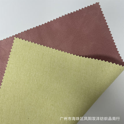 Factory retro color PU leather Hong Kong style old 0.7mm wash-free clothing coat leather pants bags children's clothing color leather