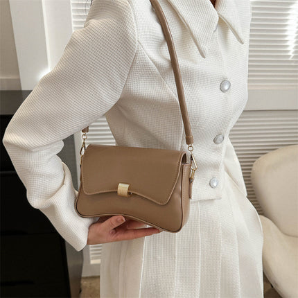 Bags for Women 2025 New Summer Single Shoulder Crossbody Bag Simple Casual Armpit Baguette Bag Fashion Versatile Small Square Bag
