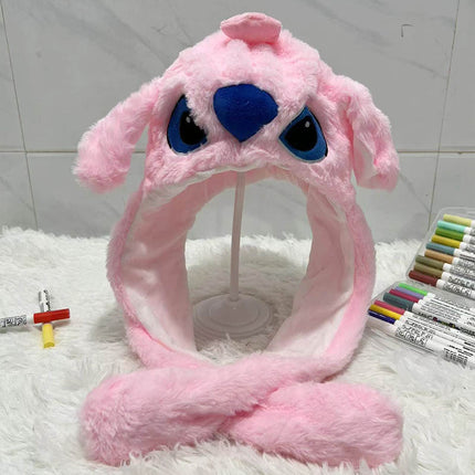 Factory direct tremolo hat ears will move cute rabbit hat net red dancing music airbag cap a generation of hair