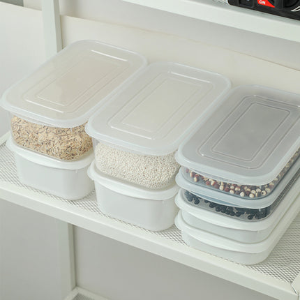 Fresh-keeping box food grade refrigerator special wholesale transparent plastic with lid fruit fresh-keeping frozen sealed food box