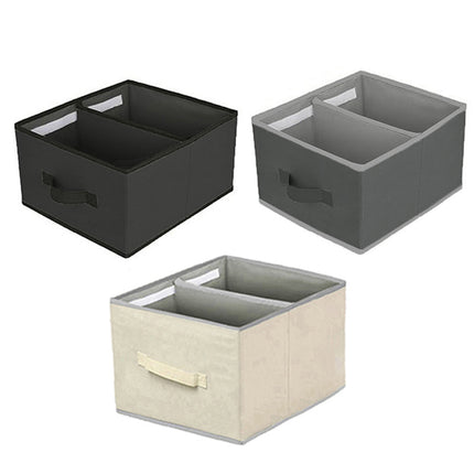 Non-woven Hook Hanging Wardrobe Storage Hanging Bag with Drawer Bamboo Wardrobe Multi-layer Hanging Finishing Storage Bag
