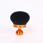 Dark rose gold handle-black mixed hair