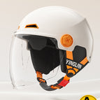 One size fits all / [a-zen1.0] moon shadow white [hd long mirror] + removable ear protection