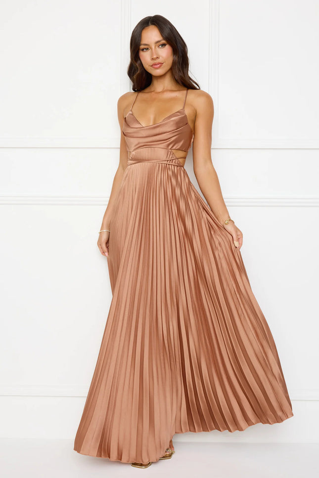 2025 Amazon Independent Station Cross-border Long Women's New Solid Color Sexy Backless Strap Press dress