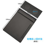 Black set: Pen slot +2 round coasters