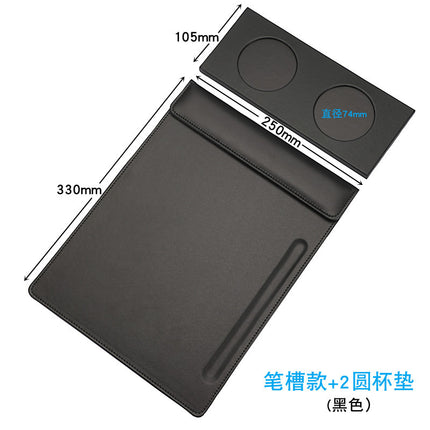 Wholesale a4 business leather meeting signing tablet clip hotel contract signature document magnetic Menu Pad clip