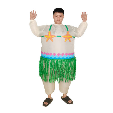 Cross-Border New Carnival Big Lobster Inflatable Costume Toy Halloween Party Marine Animal Shark Inflatable Suit