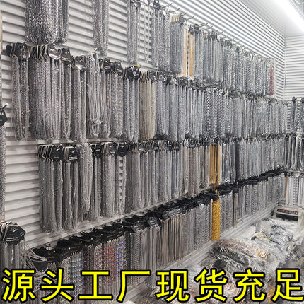 silver necklace wholesale non-fading ladies clavosin chain Joker simple pendant chain with chain niche jewelry