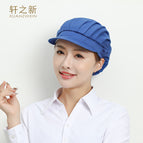 Korean folding hat [dark blue half net]]