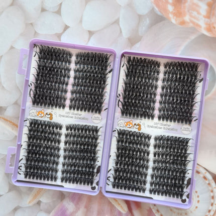 Popular Wm 22 Amazon Large-Capacity DIY Self-Grafting Set Single Cluster European and American New Single Cluster Cross-Border False Eyelashes