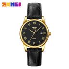 Women's gold edge black face black belt