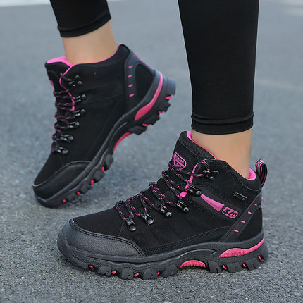 Women's Shoes Cross-Border Large Size Outdoor Shoes High-Top Shoes Wear-Resistant Shoes Hiking Shoes Sports Shoes Rock Climbing Shoes Physical Training Shoes
