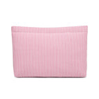 355 pink striped flat pocket large size