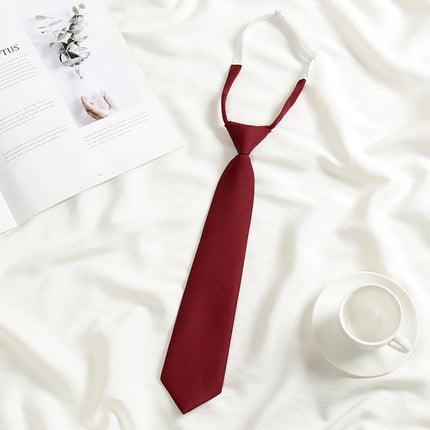Japanese preppy style jk bow tie women's sailor suit wine red pink bow clothes accessories tie men